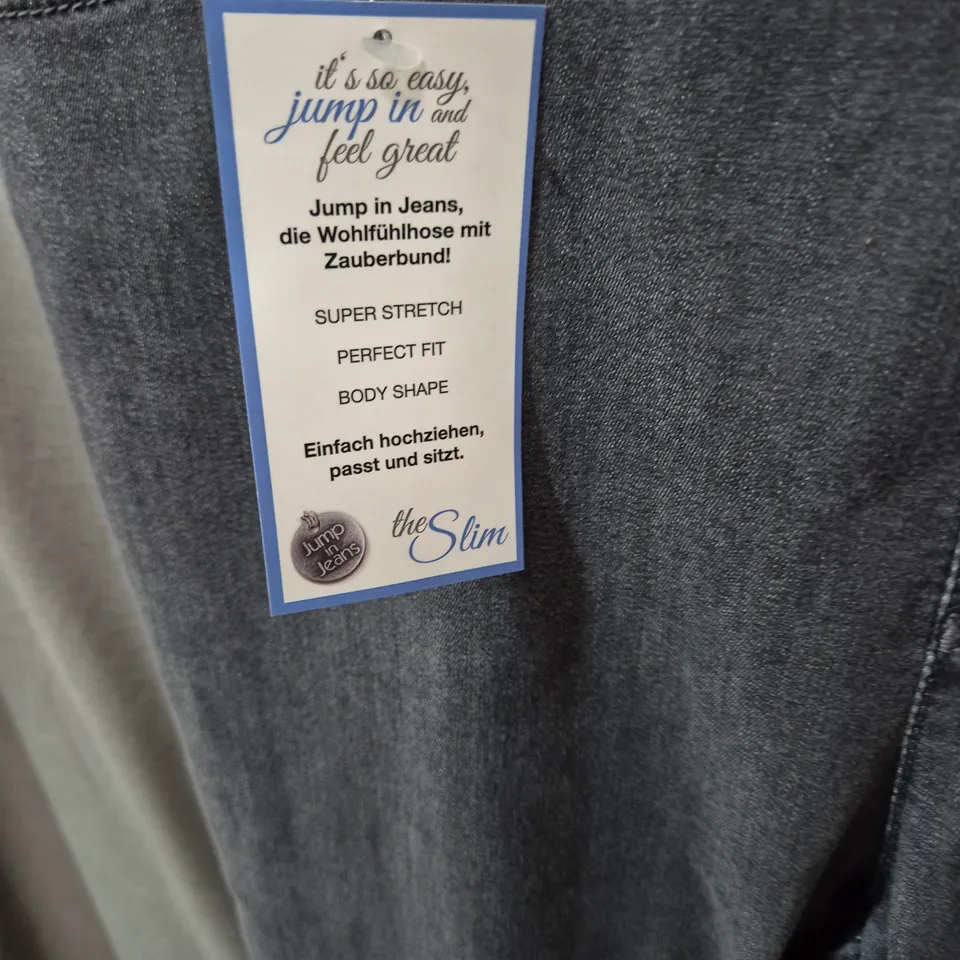 ANNA MONTANA DEPOT SLIM FIT JEANS – GREY DENIM, EU 46 (UK 16), INSEAM 31"