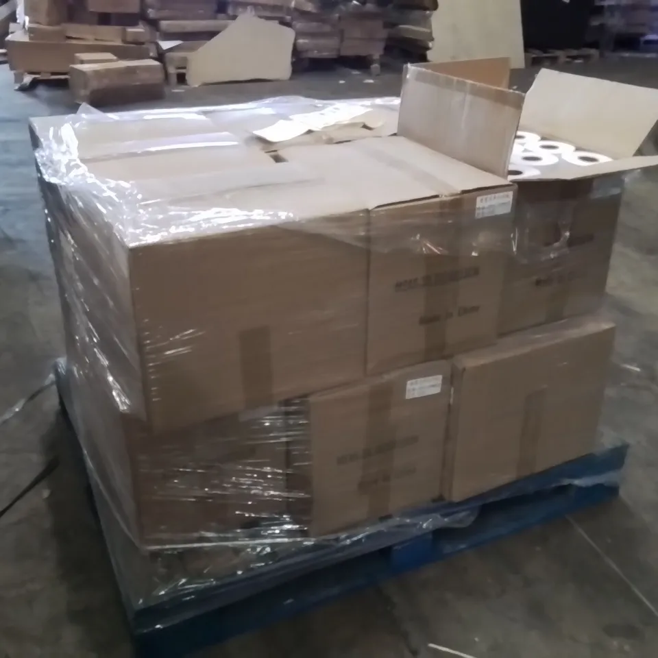 PALLET CONTAINING A LARGE QUANTITY OF TILL ROLL