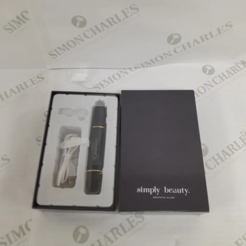 BOXED SIMPLY BEAUTY 2-IN-1 SUPER SMOOTH FACE & BROWS HAIR REMOVER IN BLACK