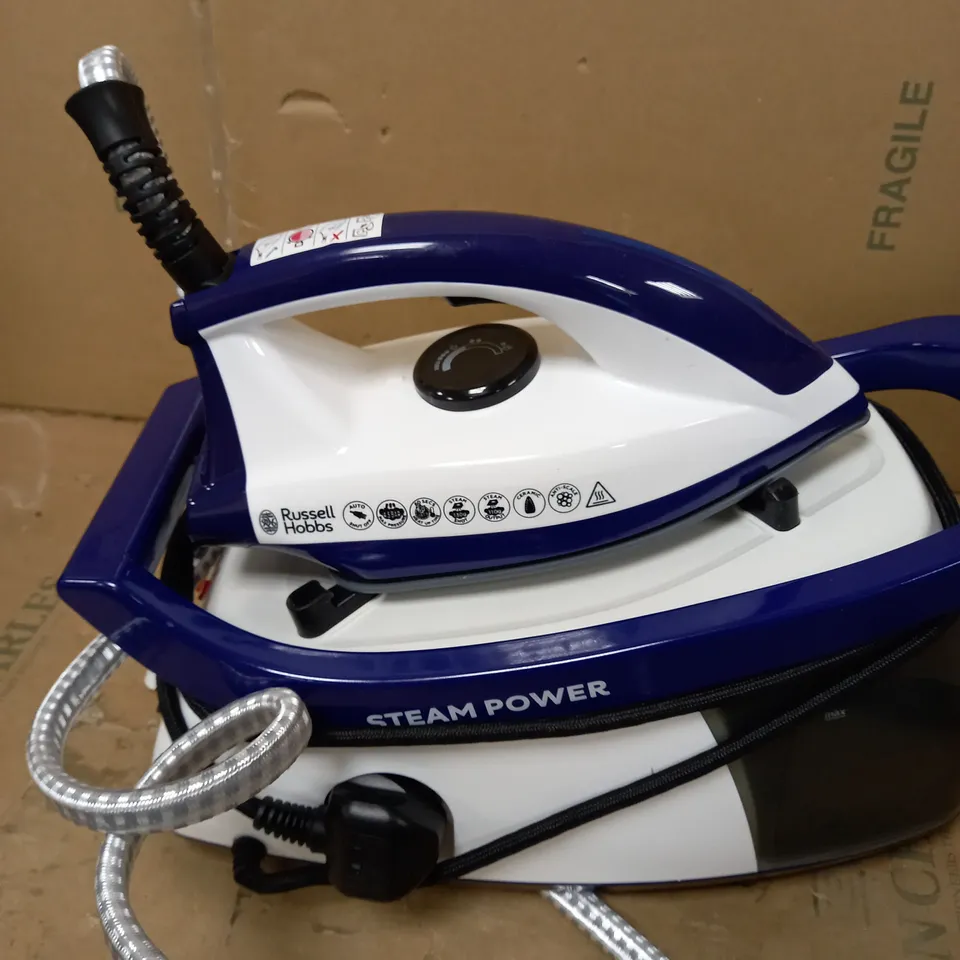 RUSSELL HOBBS STEAM GENERATOR IRON - PURPLE/WHITE