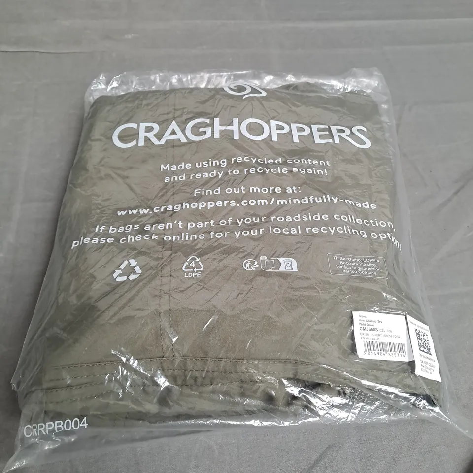 GRAGHOPPERS MENS KIWI CLASSIC TROUSERS SIZE UK 36
