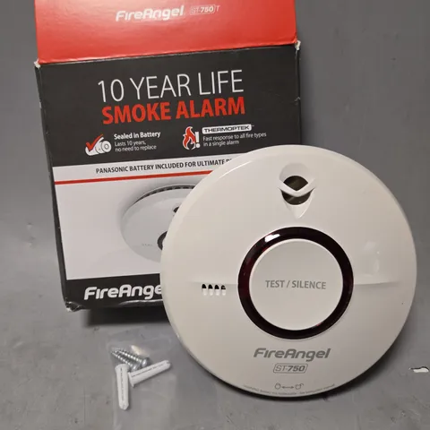 BOXED FIREANGEL ST-750T THERMOPTEK SMOKE ALARM