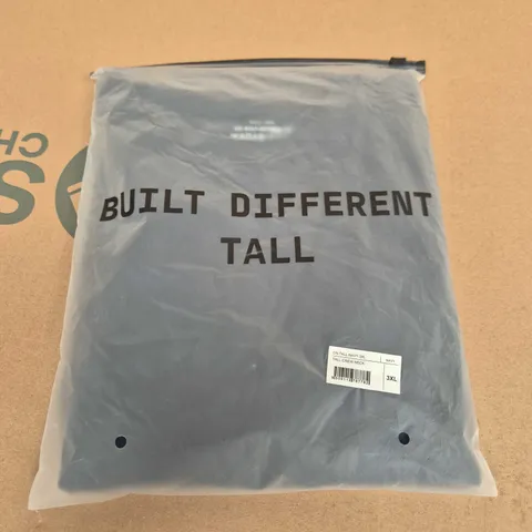 BUILT DIFFERENT NAVY TALL CREW NECK T-SHIRT β 3XL (TALL)