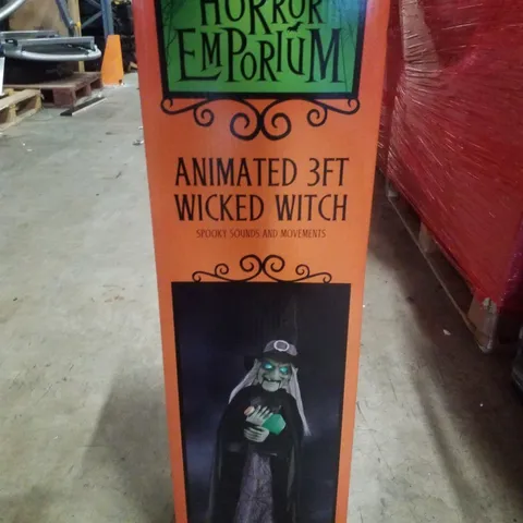 PALLET CONTAINING APPROXIMATELY 30 BRAND NEW ANIMATED 3FT WICKED WITCHES