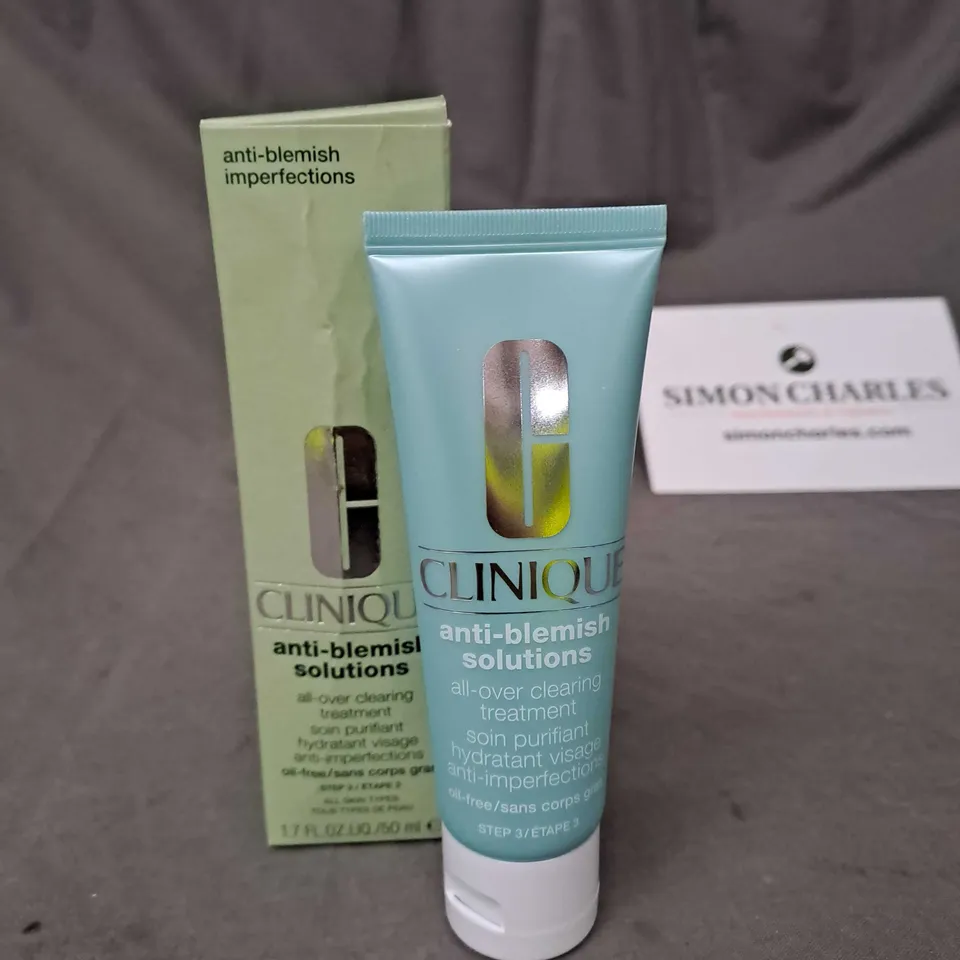 CLINIQUE ANTI-BLEMISH SOLUTIONS ALL OVER CLEANSING TREATMENT 50ML