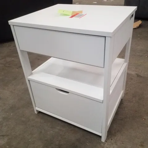 EILISH 2 DRAWERS BEDSIDE TABLE