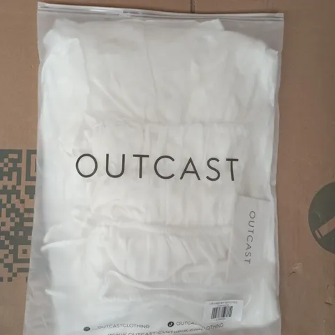 BAGGED OUTCAST LUBELA MAXI SKIRT IN WHITE SIZE XXS