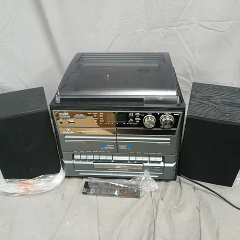 AUNA TURNTABLE CASSETTE AUDIO SYSTEM