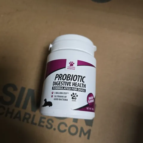 FUREVER FRIENDZ PROBIOTIC DIGESTIVE HEALTH FOR DOGS – BACON FLAVOUR (100 G)