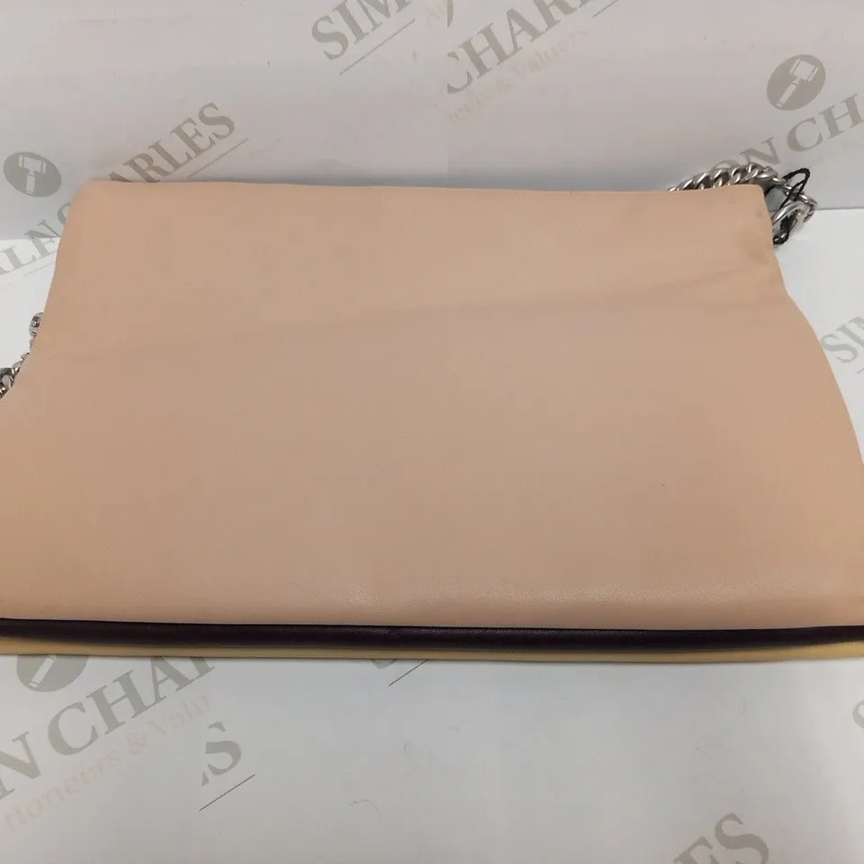 CELINE VANILLA ZIPPED TRIO CLUTCH BAG