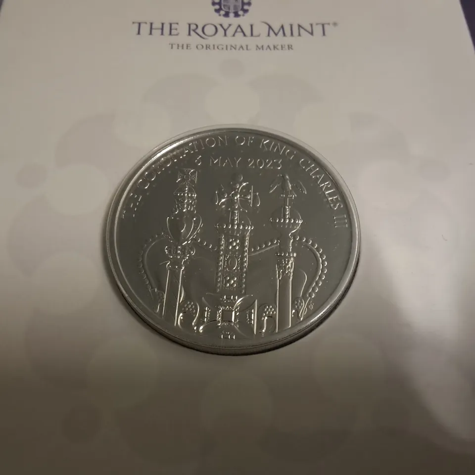 ROYAL MINT THE CORONATION OF KING CHARLES THIRD 2023 UK £5 BRILLIANT UNCIRCULATED COIN
