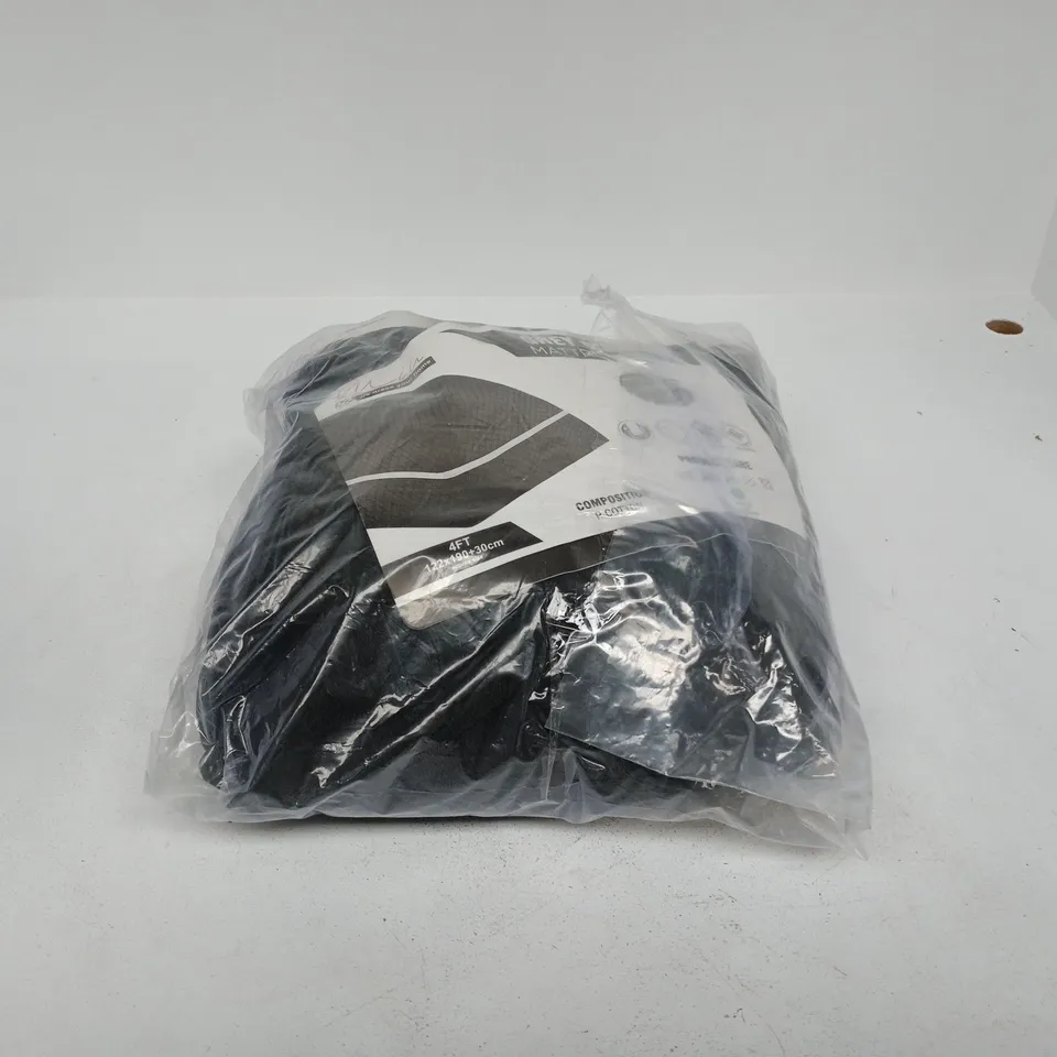 GREY DIAMOND MATTRESS COVER 4FT