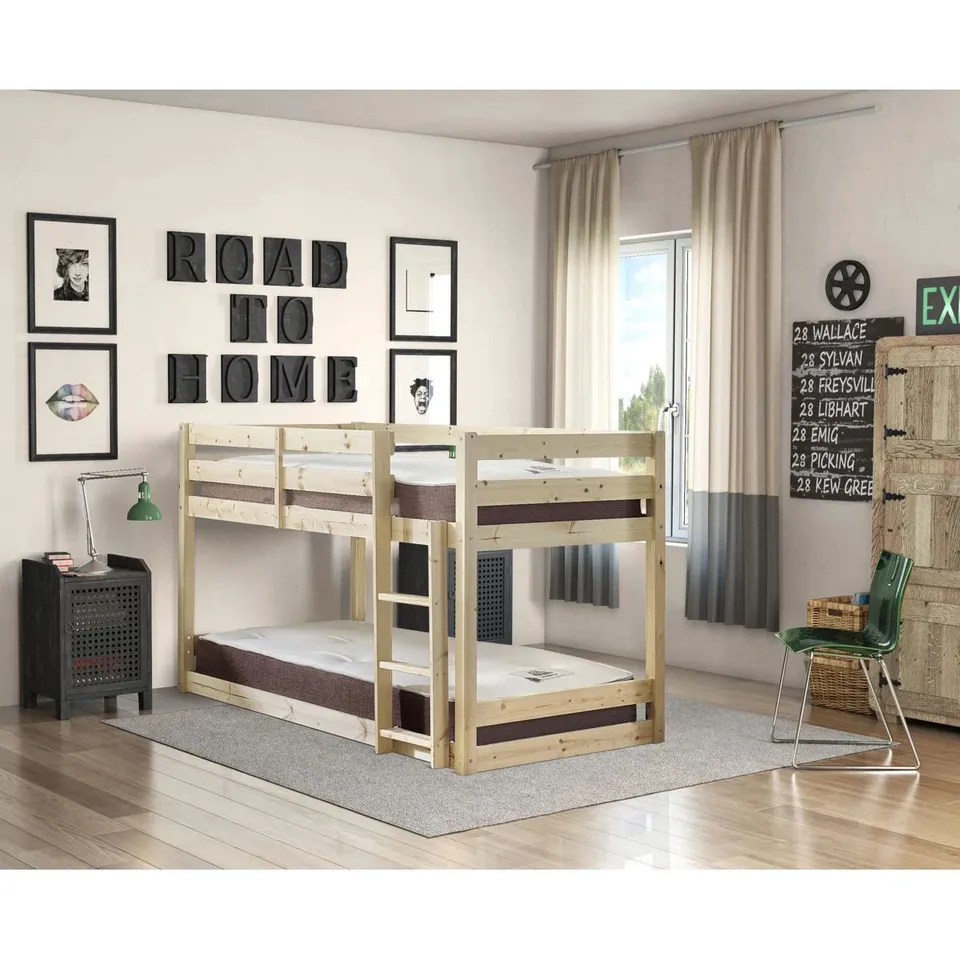 BOXED ADRIANNA HEAVY DUTY SOLID PINE LOW - SIZE UNSPECIFIED (3 BOXES)