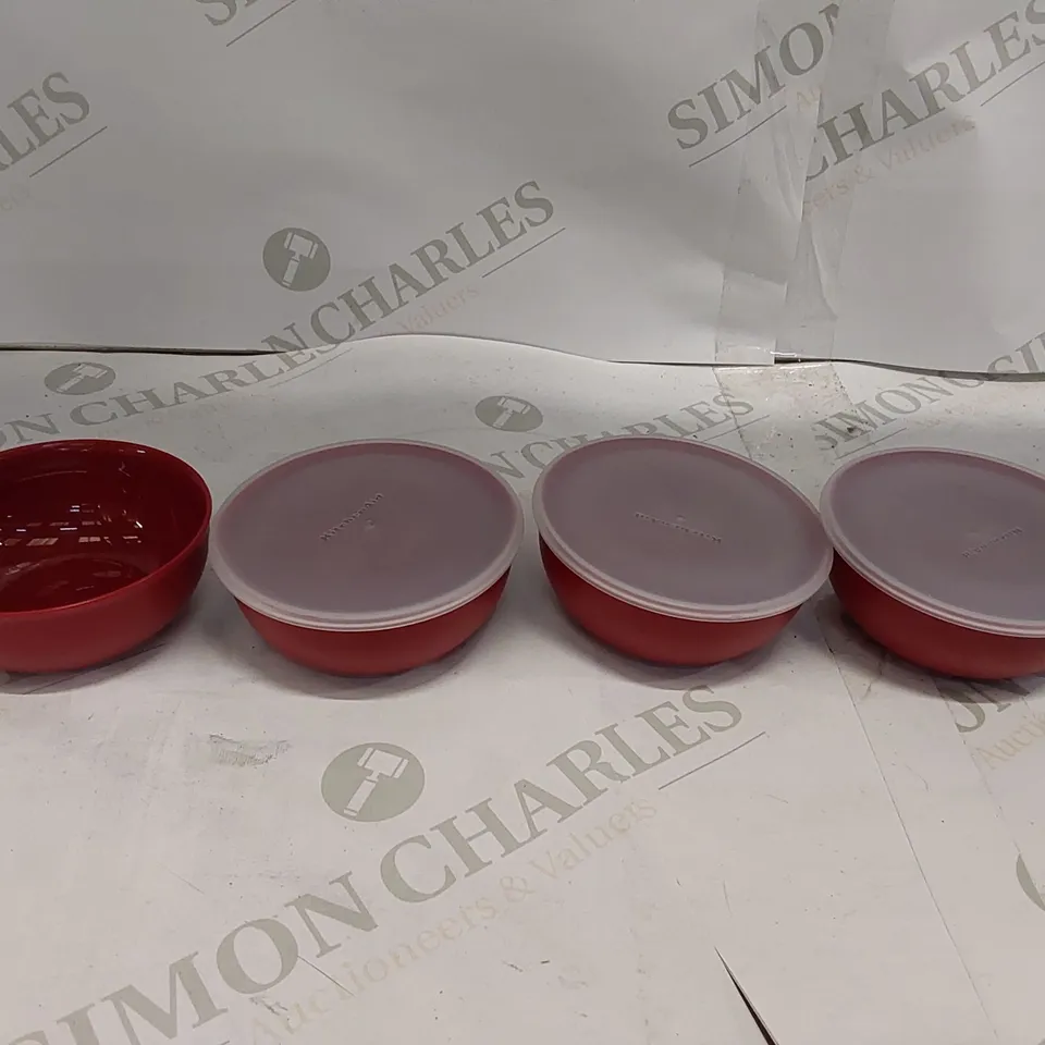 BOXED KITCHENAID 4PCS PINCH BOWL SET - EMPIRE RED (1 BOX)
