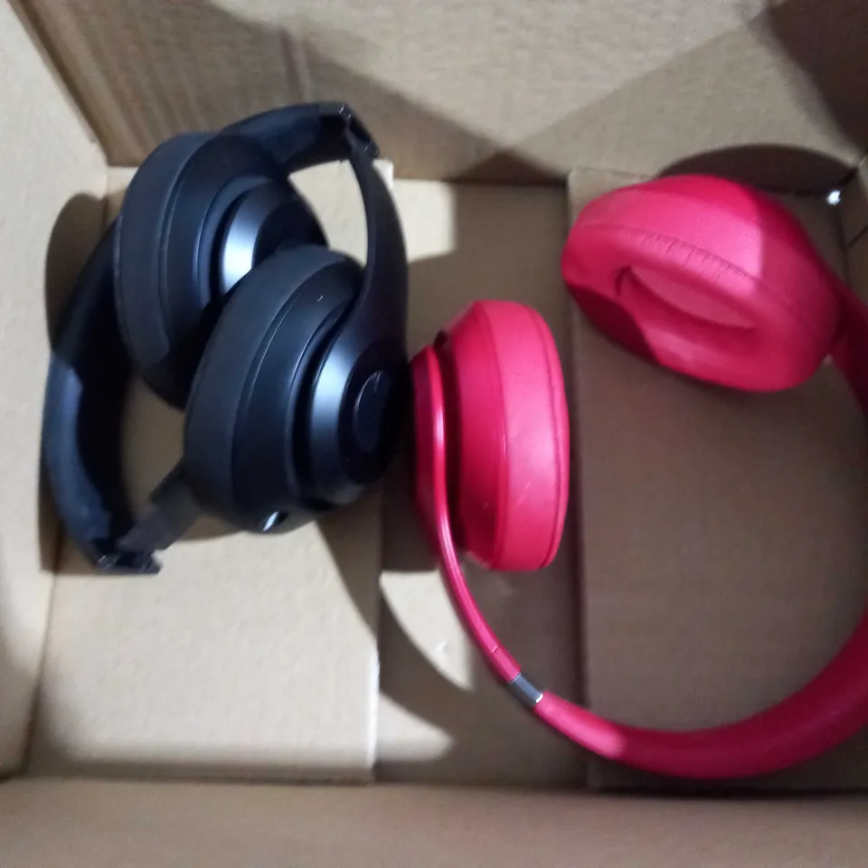 BOX OF APPROXIMATELY 5 ASSORTED BEATS OVER-EAR HEADPHONES IN VARIOUS COLOURS