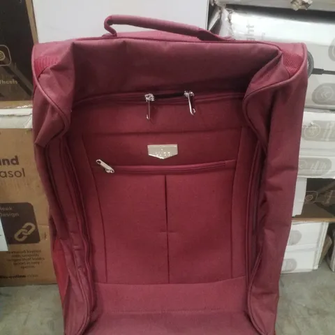 LUGG JUPITER SOFT CABIN BAG 20×40×55CM - BURGUNDY