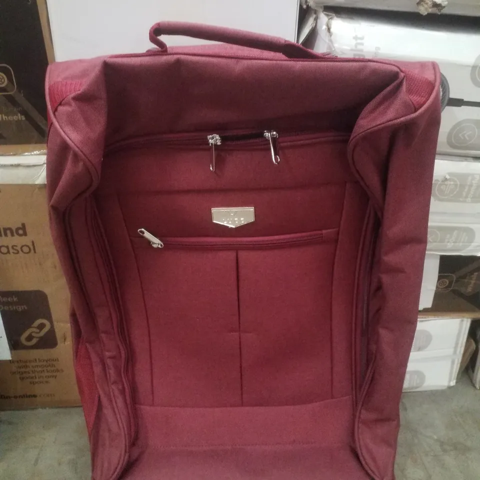 LUGG JUPITER SOFT CABIN BAG 20×40×55CM - BURGUNDY 