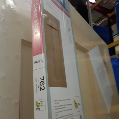 VERTICAL 2 PANEL CLEAR PINE  INTERNAL DOOR 1981 × 762MM