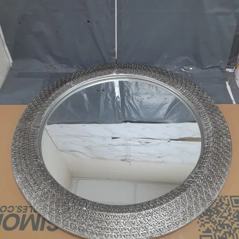 BOXED JULIEN BOXEN CADENCE LARGE ROUND WALL MIRROR - COLLECTION ONLY