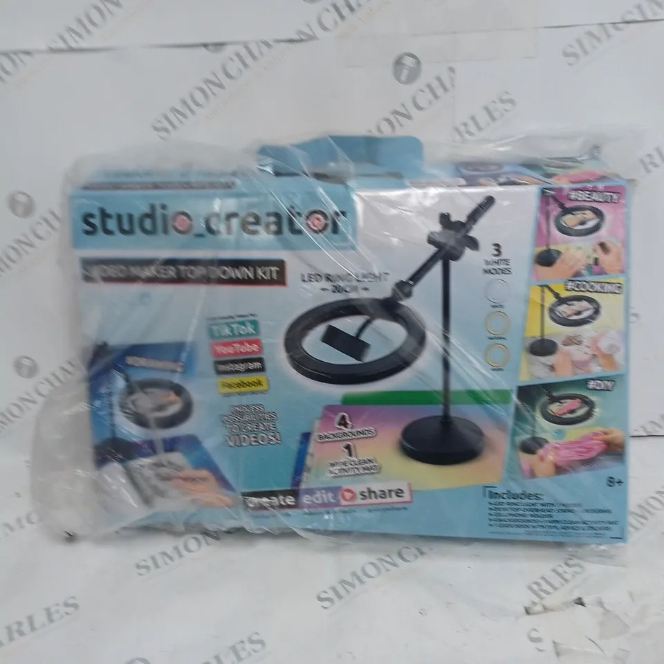 STUDIO CREATOR VIDEO MAKER TOP DOWN KIT RRP £20