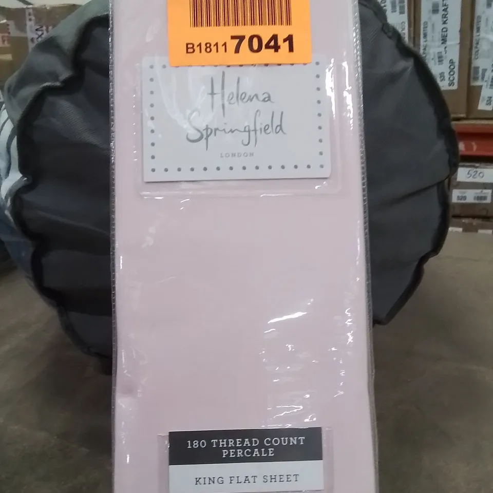 BAGGED HELENA SPRINGFIELD KINGSIZE FLAT SHEET