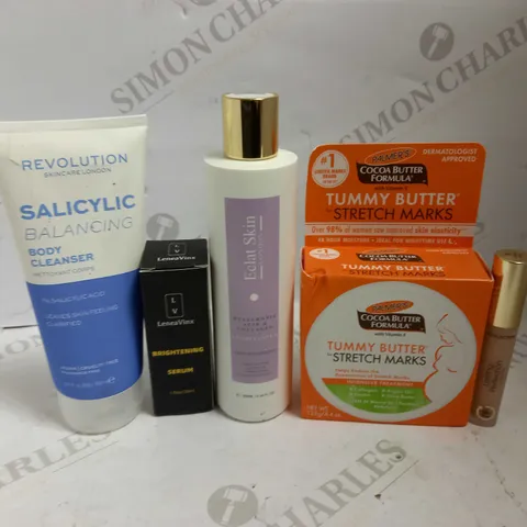 LOT OF APPROXIMATELY 20 ASSORTED HEALTH & BEAUTY ITEMS, TO INCLUDE BODY CLEANSER, BRIGHTENING SERUM, CONCEALER, ETC