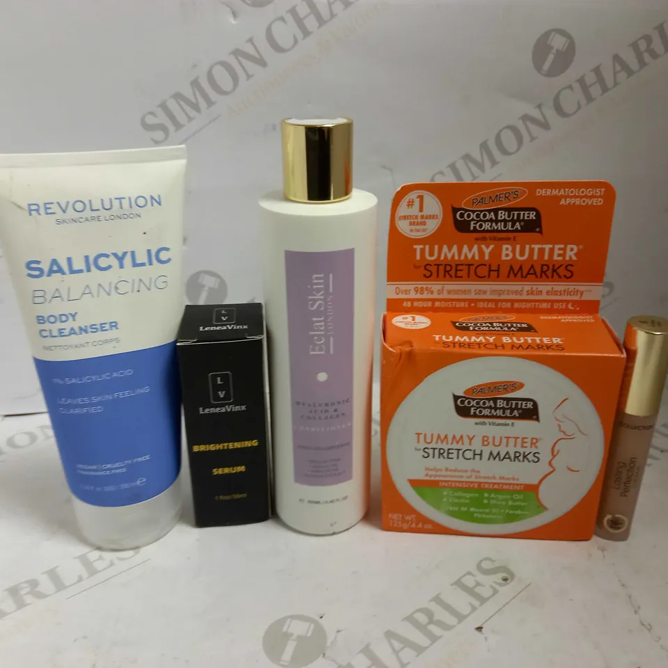 LOT OF APPROXIMATELY 20 ASSORTED HEALTH & BEAUTY ITEMS, TO INCLUDE BODY CLEANSER, BRIGHTENING SERUM, CONCEALER, ETC