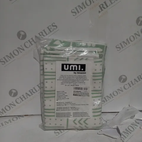 PACKAGED UMI BY AMAZON 100% COTTON CUSHION COVERS
