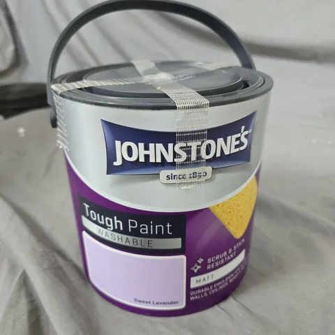 JOHNSTONE'S TOUGH PAINT WASHABLE MATT – 2.5 LITRE – SWEET LAVENDER