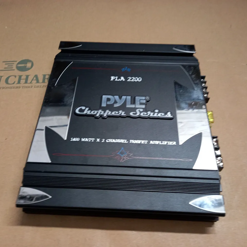 PYLE CHOPPER SERIES PLA-2200 1400 WATT 2-CHANNEL HIGH POWER MOSFET AMPLIFIER