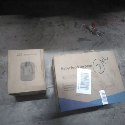 PALLET OF ASSORTED ITEMS INCLUDING- BABY FOOD DISPENSER,  HUMIDIFIER 