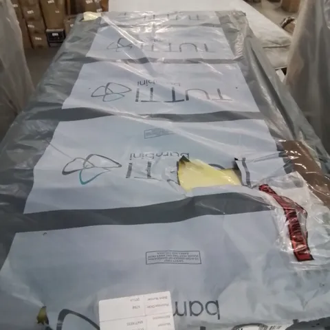 QUALITY BAGGED TUTTI BAMBINI QUILTED COT BED MATTRESS IN WHITE