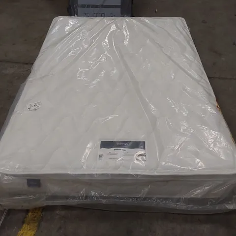 QUALITY BAGGED 4'6" DOUBLE SILENTNIGHT MIRACOIL SPRUNG PIPPA ULTIMATE PILLOWTOP FIRM MATTRESS