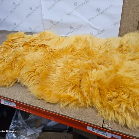 CLAMART MUSTARD COLOURED SHEEPSKIN