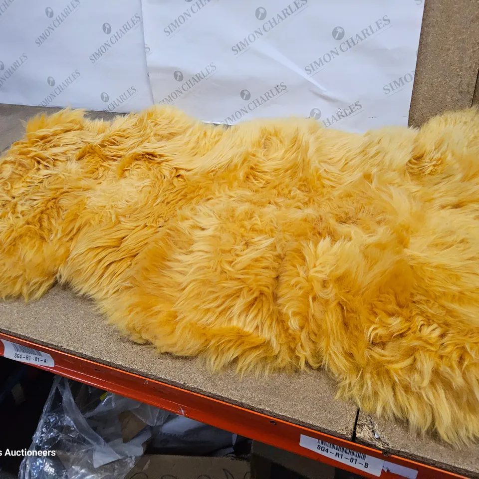 CLAMART MUSTARD COLOURED SHEEPSKIN