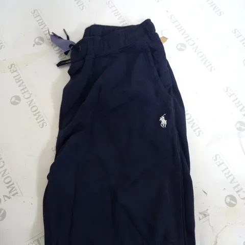 POLO RALPH LAUREN NAVY TRACKSUIT BOTTOMS SIZE L