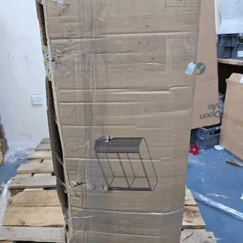 CARINA SOFA SIDE TABLE - MID OAK - COLLECTION ONLY