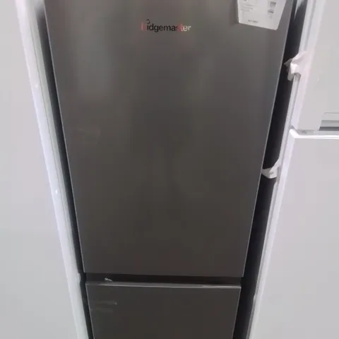 FRIDGEMASTER MC50165ES, 50cm FREESTANDING 60/40 FRIDGE FREEZER SILVER - UNPROCESSED RAW RETURN