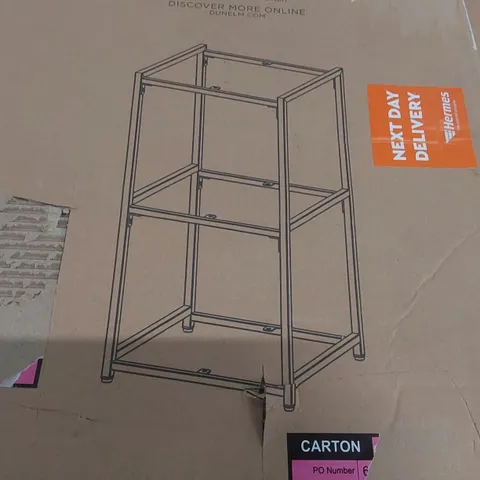 BOXED MODULAR SHELVING 3 TIER - SILVER