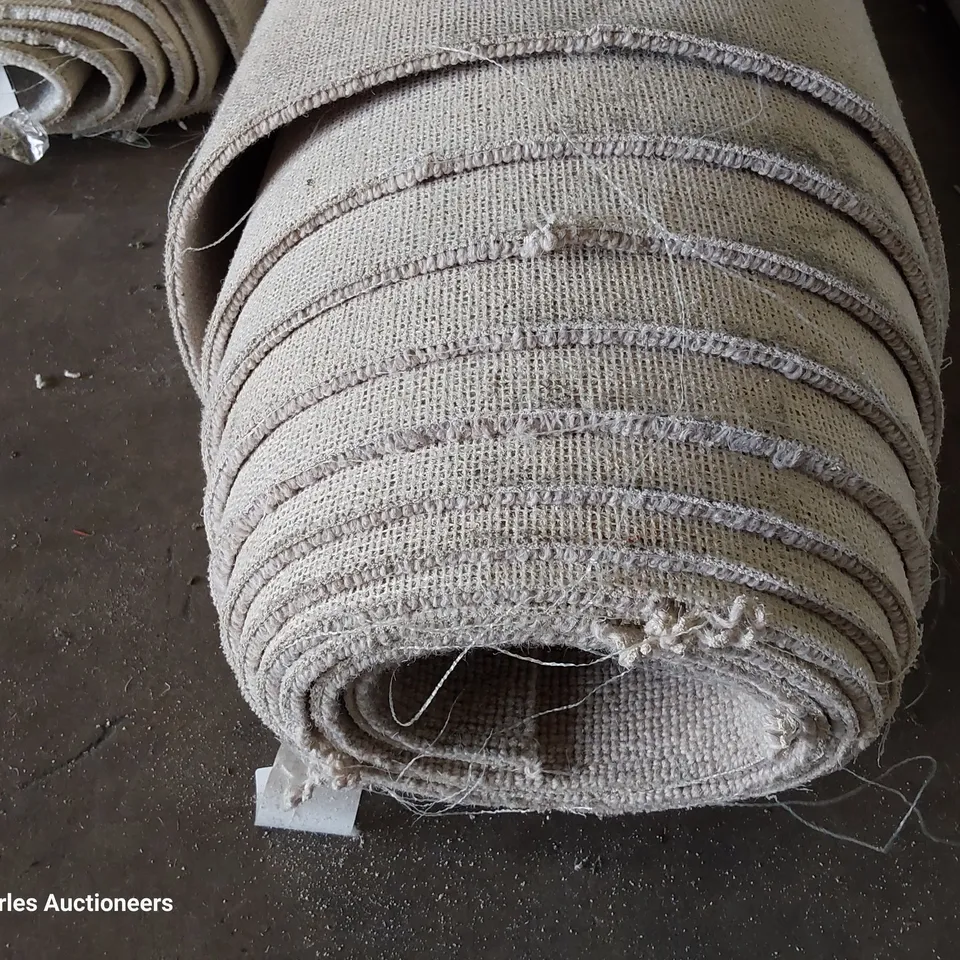 ROLL OF QUALITY NATURAL CO-ORDINATES CORD (NEW) CLOVE CARPET 5 × 7.2M