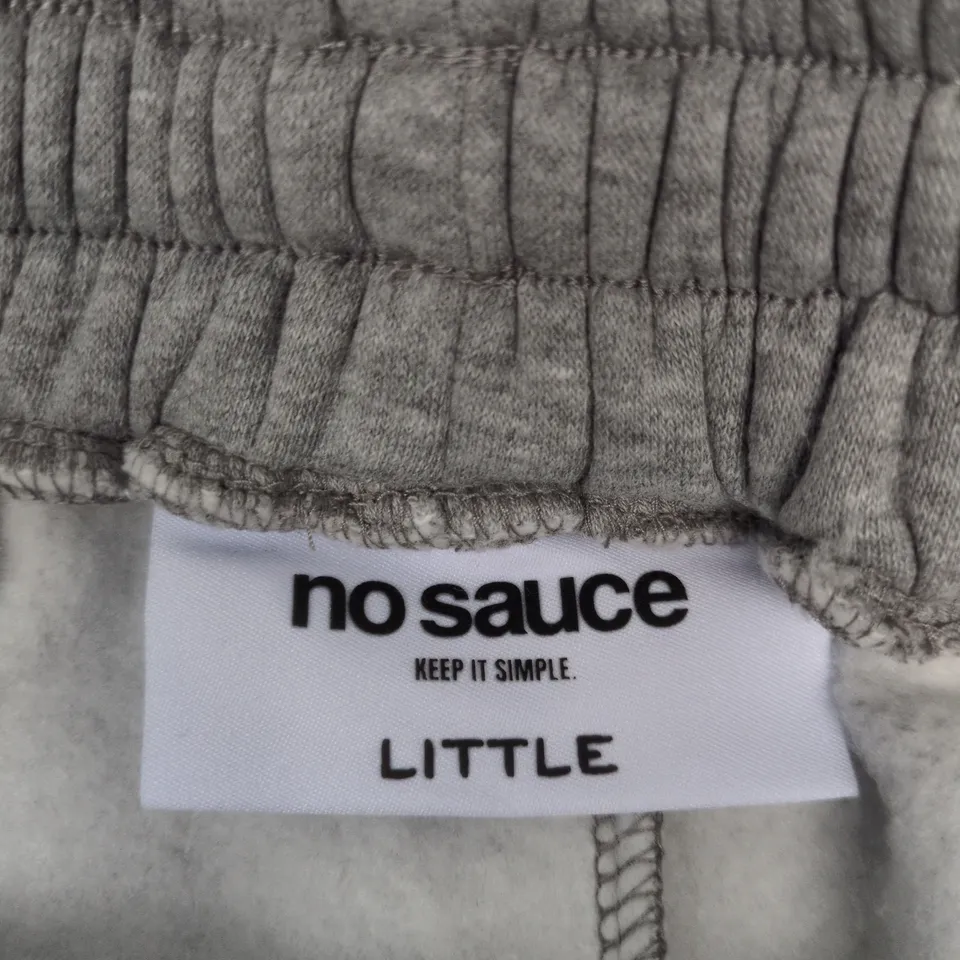 No Sauce Little Grey Sweatpants (VERIFY)