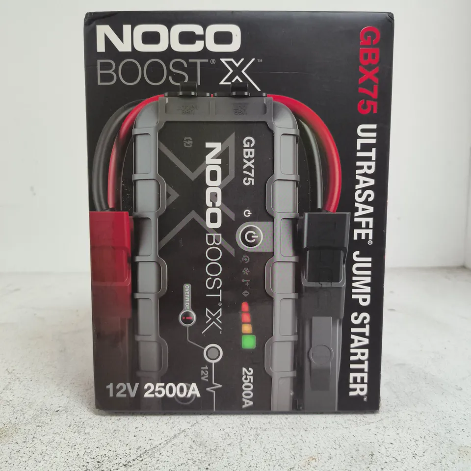 BOXED NOCO BOOST X GBX75 ULTRASAFE JUMP STARTER 