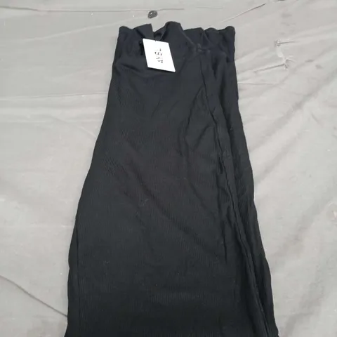 AYBL LOUNGE RIBBED FOLDOVER FLARED LEGGINGS - SIZE L