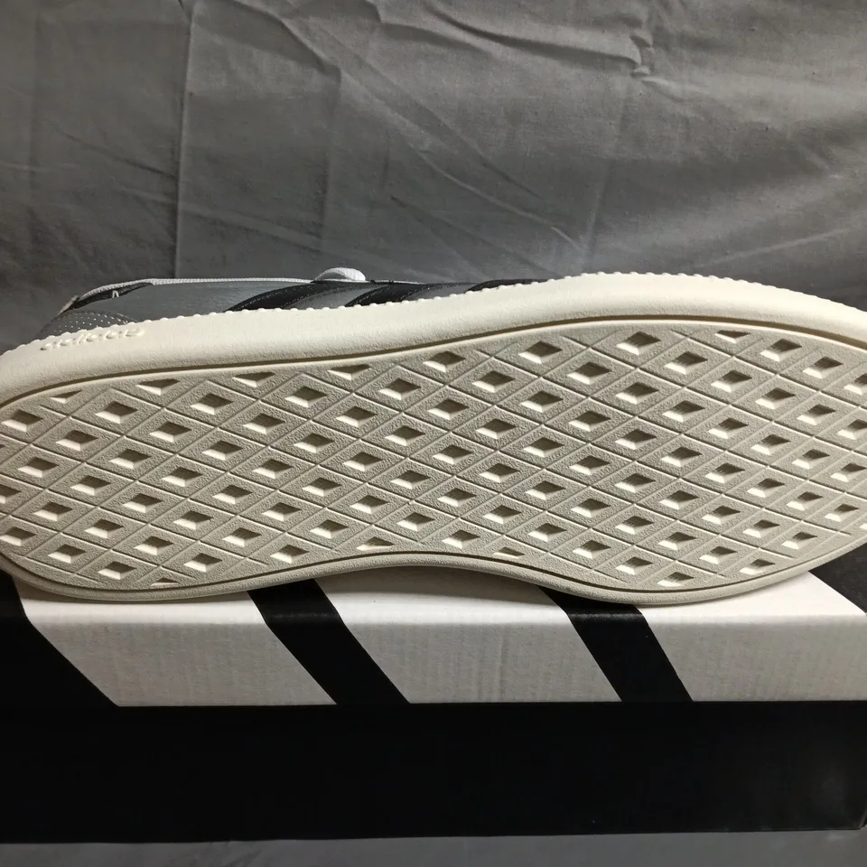 BOXED PAIR OF ADIDAS BREAKNET SLEEK SNEAKERS – SILVER - UK SIZE 7