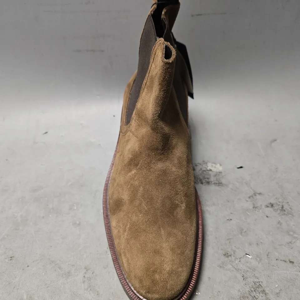 HACKETT LONDON SLIP ON BROWN BOOTS  EGMONT MASTER - SIZE 42