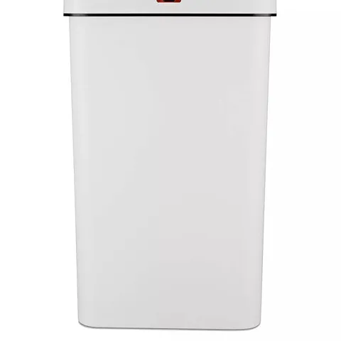 BOXED TOWER 50 LITRE SENSOR BIN IN WHITE