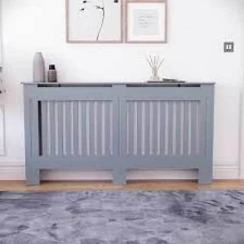 BOXED CHELSEA RADIATOR COVER, LARGE - GREY (1 BOX)