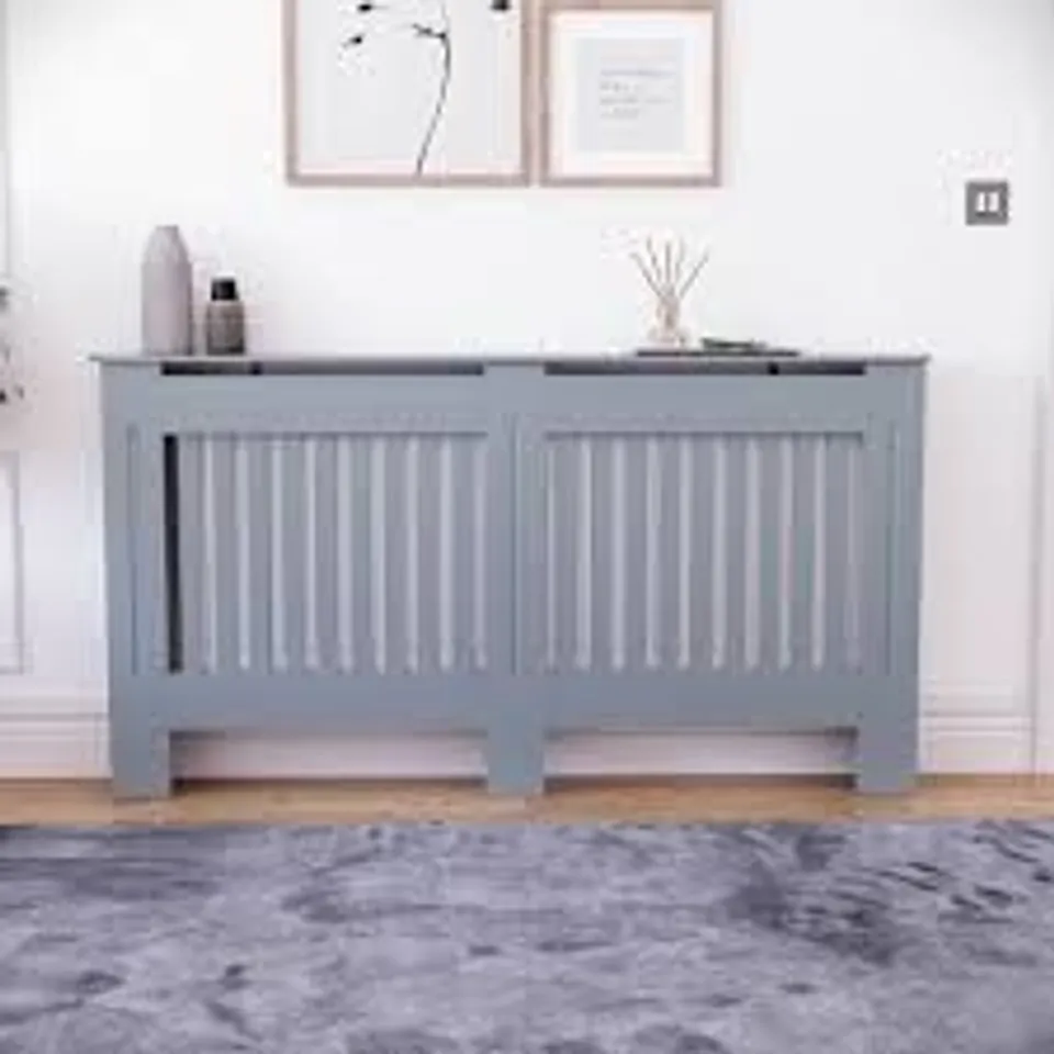 BOXED CHELSEA RADIATOR COVER, LARGE - GREY (1 BOX)
