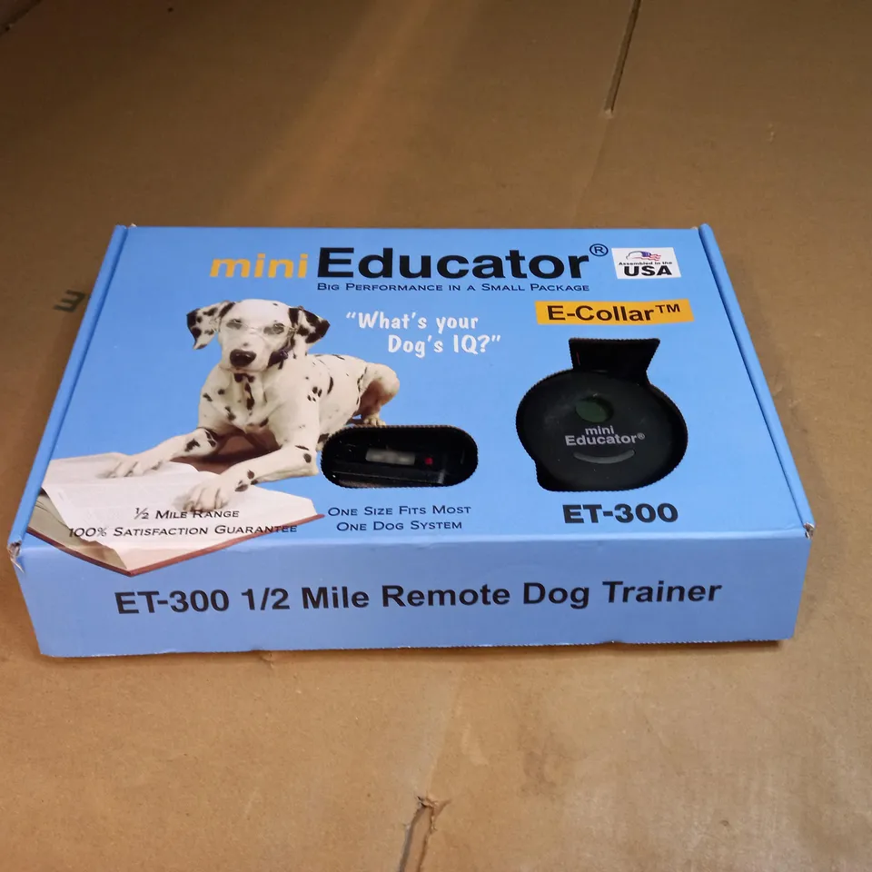 BOXED MINI DEDUCATOR DOG E-COLLAR