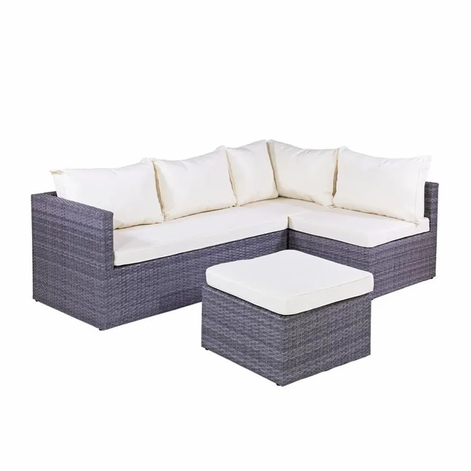 BOXED CENCEROS RATTAN 4 PERSON SEATING GROUP